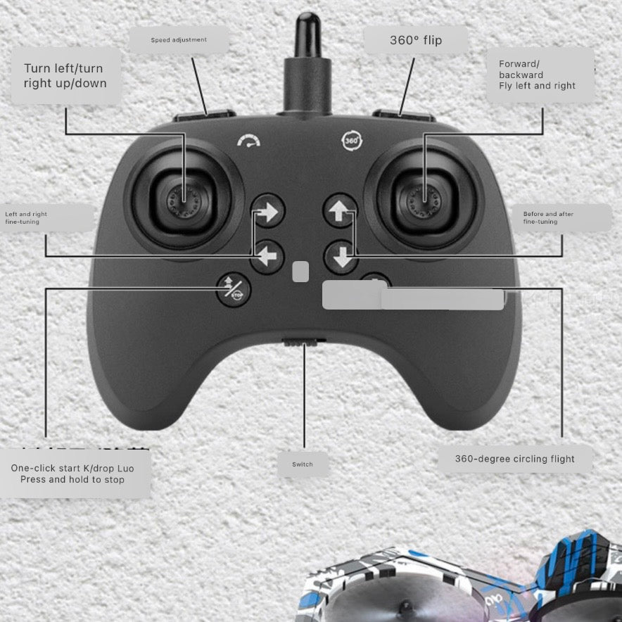 RC Plane PVC plastic body 360 Degree Roll RC Fighter Jet One-Key Takeoff Flight Remote Control Plane Flying Toys