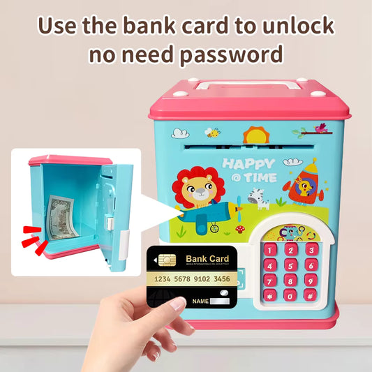 Face Recognition Fingerprint Bank Card Password Atm Mini Bank