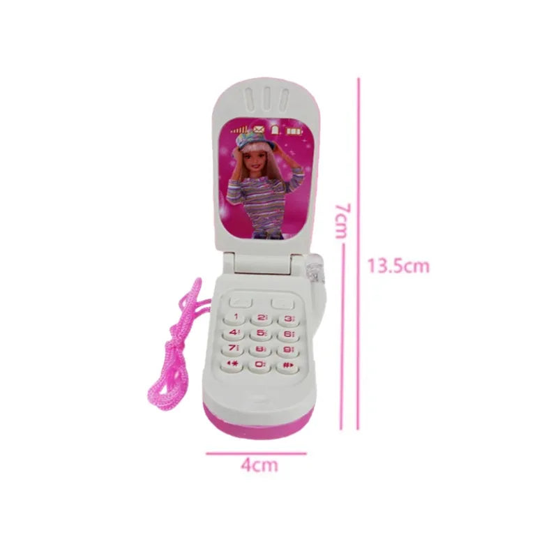 1PCs New Electronic Phone Toy Musical Mini Cute Children Toy Early Education Cartoon Mobile Phone Telephone Cellphone Baby Toys