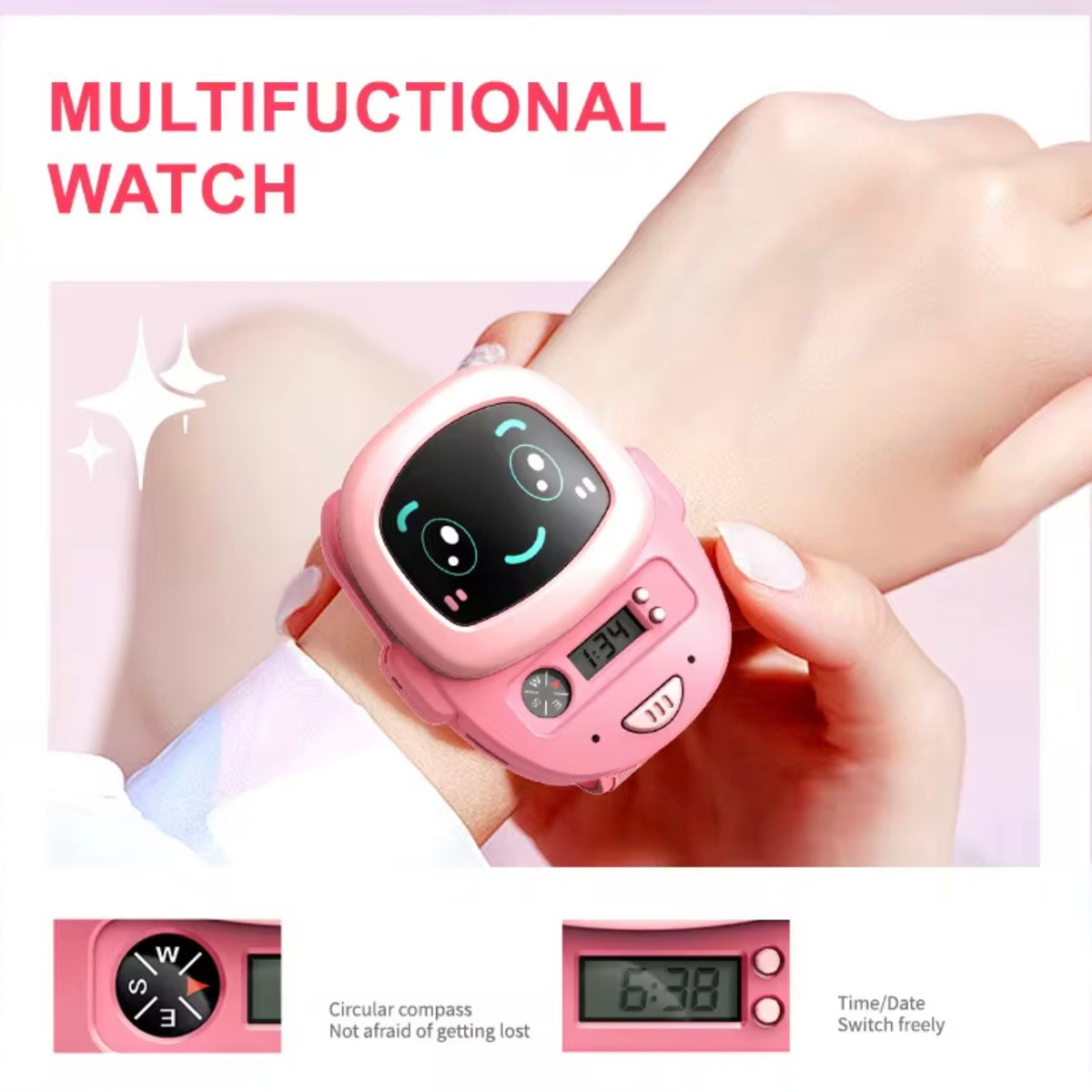 Walkie Talkie watch, Rechargeable