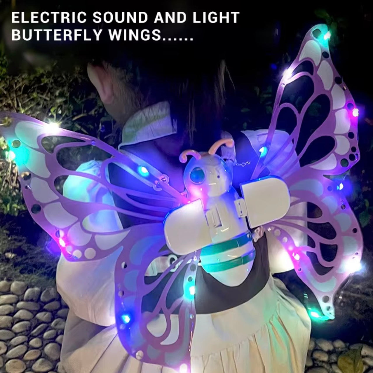 Butterfly Wings Butterfly Princess Pink Wings Toy Sparkling Wings for Girl Gift