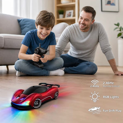 RC McLaren drift car 4x4 with RGB lights