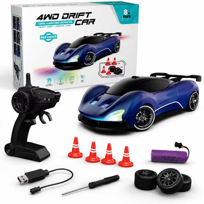 RC McLaren drift car 4x4 with RGB lights