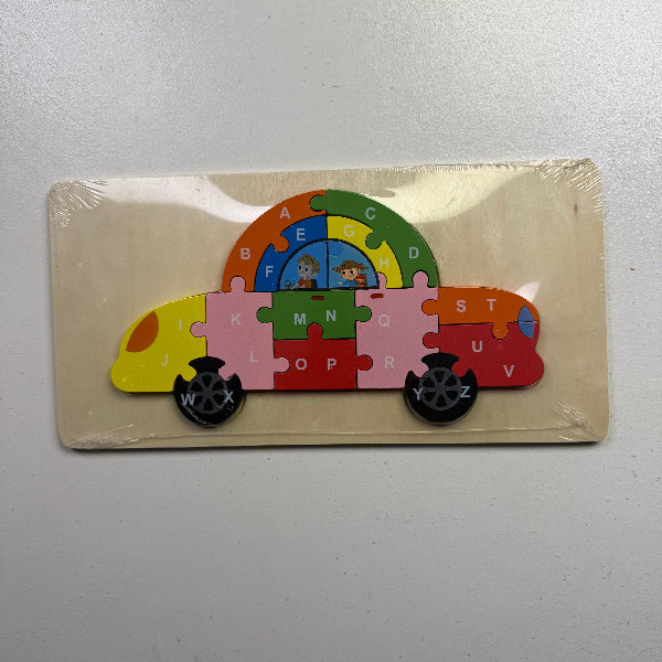 Educational Wooden Puzzle Toys for Children Early Learning Alphabet Recognition 3D Buckle Building Blocks Intelligence Toys