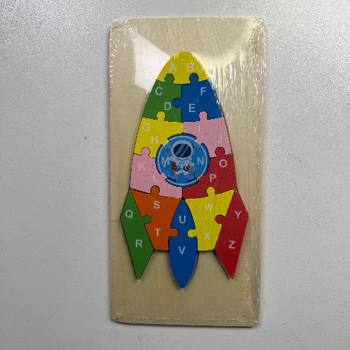 Educational Wooden Puzzle Toys for Children Early Learning Alphabet Recognition 3D Buckle Building Blocks Intelligence Toys