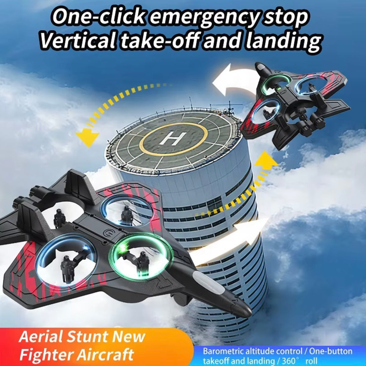 RC fighter jet rechargeable EPP body