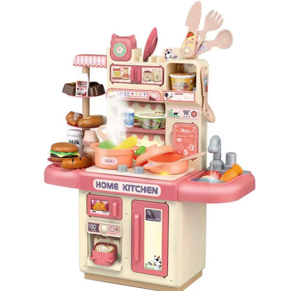 Kitchen Set toy with Sink and Smoke effects
