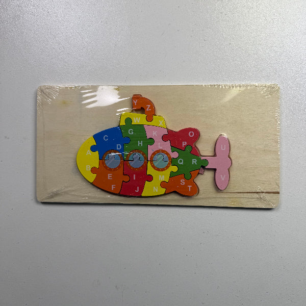 Educational Wooden Puzzle Toys for Children Early Learning Alphabet Recognition 3D Buckle Building Blocks Intelligence Toys