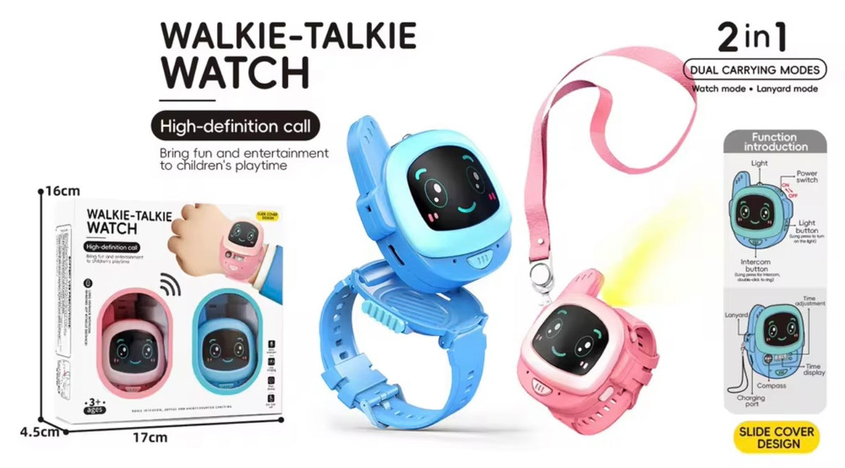 Walkie Talkie watch, Rechargeable