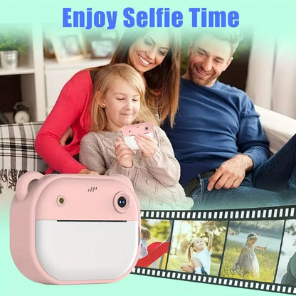 Instant Print Camera 1080P HD, Multi-Function Digital Video Camcorder with Multiple Shooting Modes, MP3 Player Support