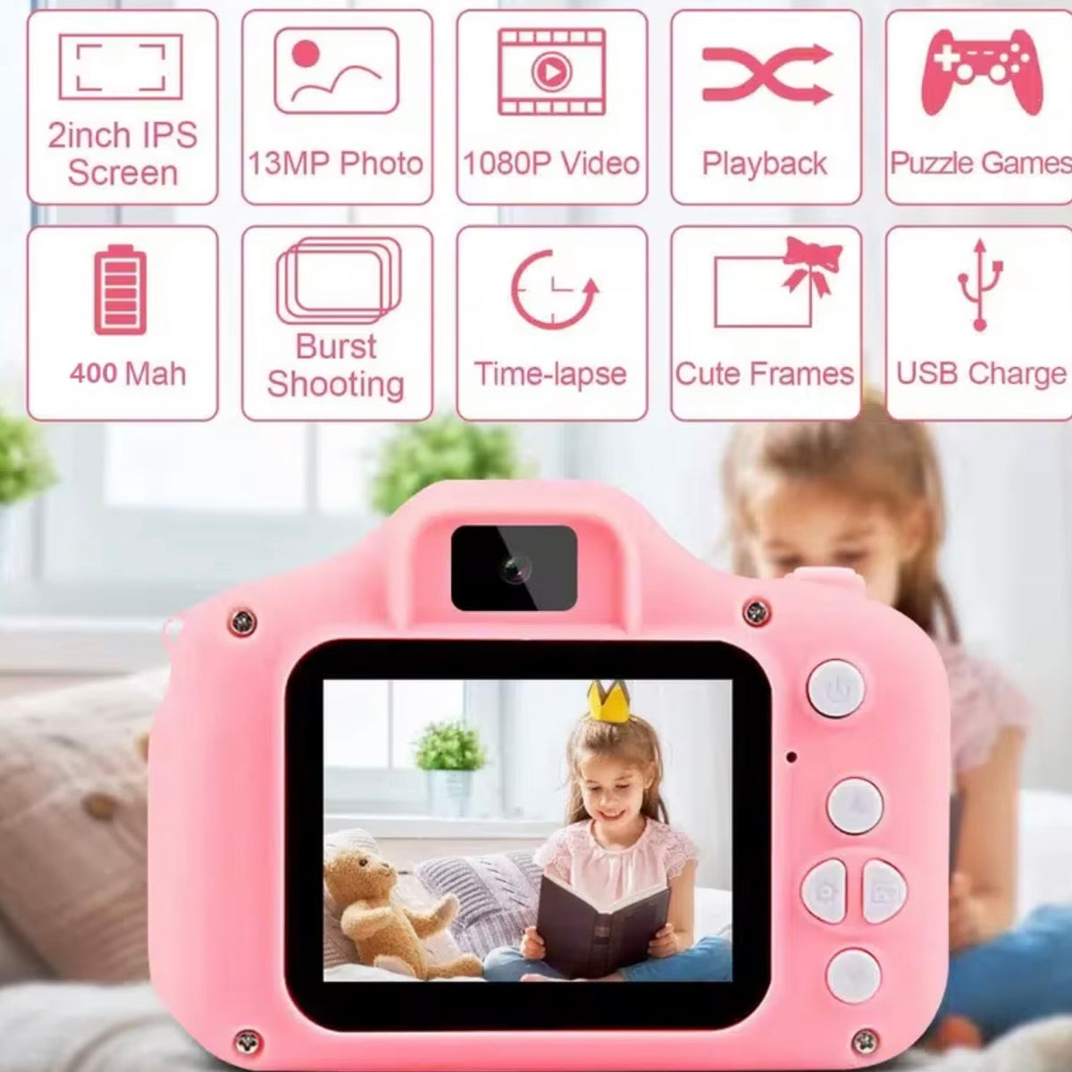 Digital camera With 2 inch Screen