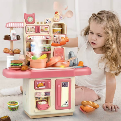 Kitchen Set toy with Sink and Smoke effects