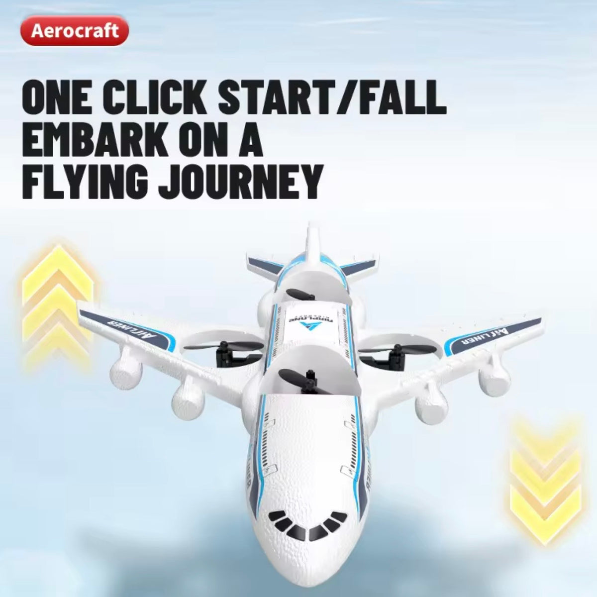 Remote Control Airplanes RC Planes for Kids Adults Fighter Jet with Light 360° Flip Stunt Rolls Fighter Jet