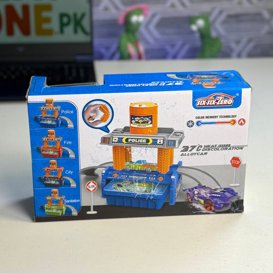 Magic Color Changing Car Wash Set for Kids – Water Play Toy