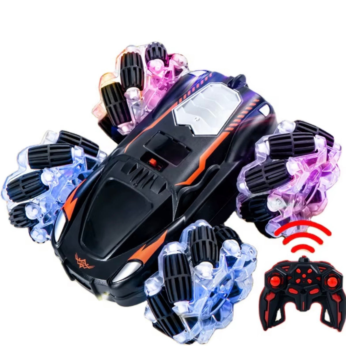4x4 RC stunt car rechargeable with lights and songs effects