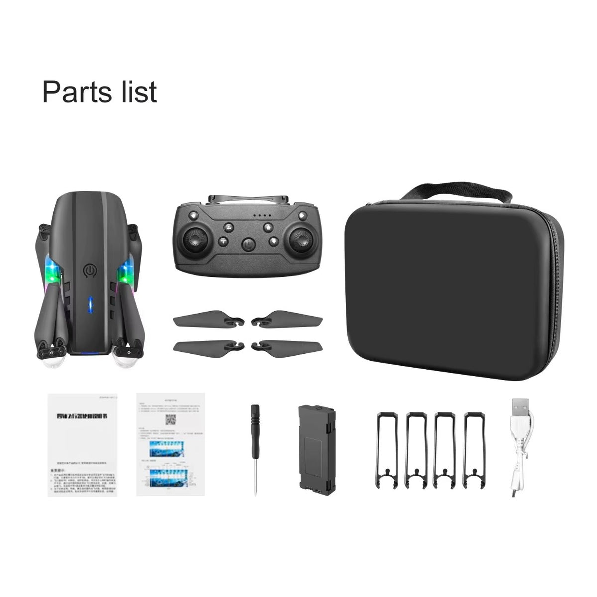 E99 D foldable flying toy
