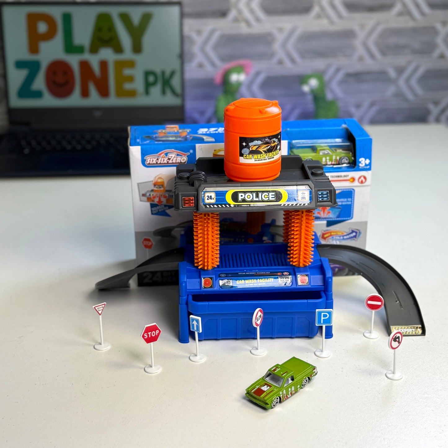 Magic Color Changing Car Wash Set for Kids – Water Play Toy