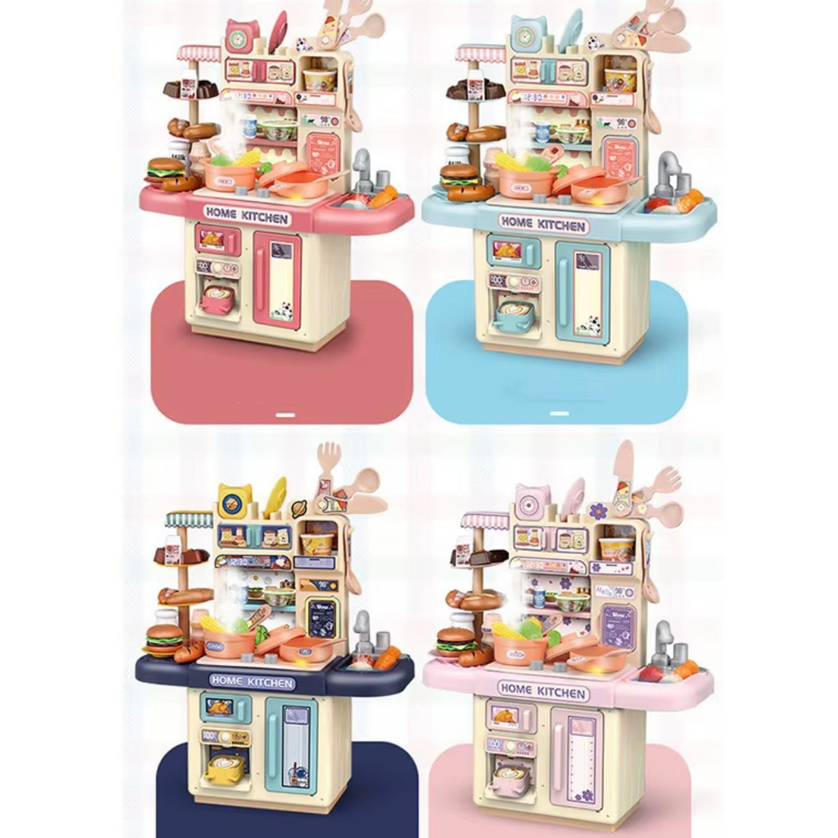 Kitchen Set toy with Sink and Smoke effects