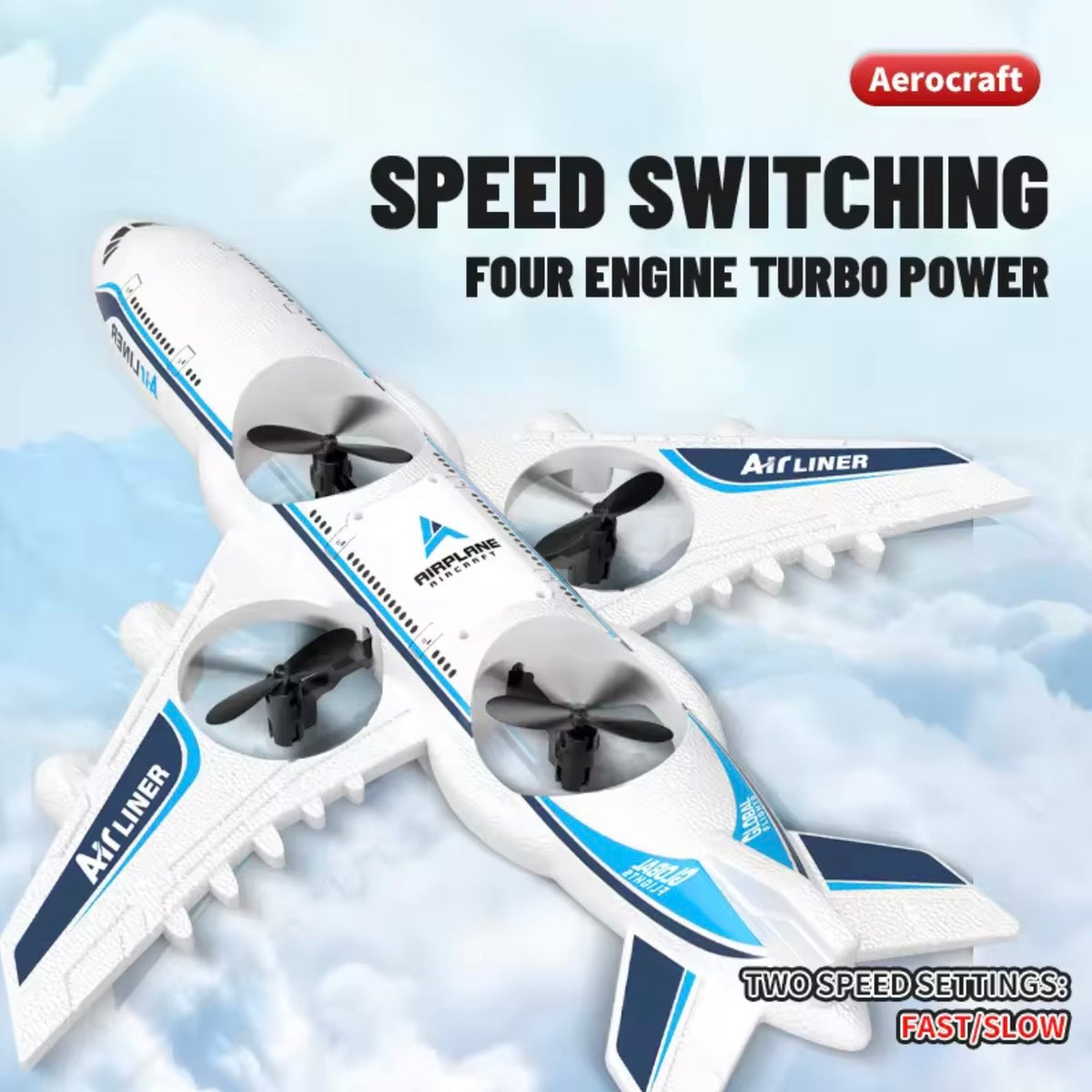 Remote Control Airplanes RC Planes for Kids Adults Fighter Jet with Light 360° Flip Stunt Rolls Fighter Jet