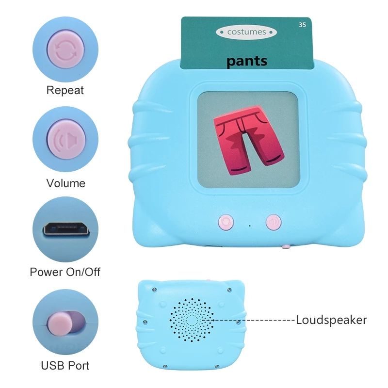 Talking Flash Cards Machine for Toddlers