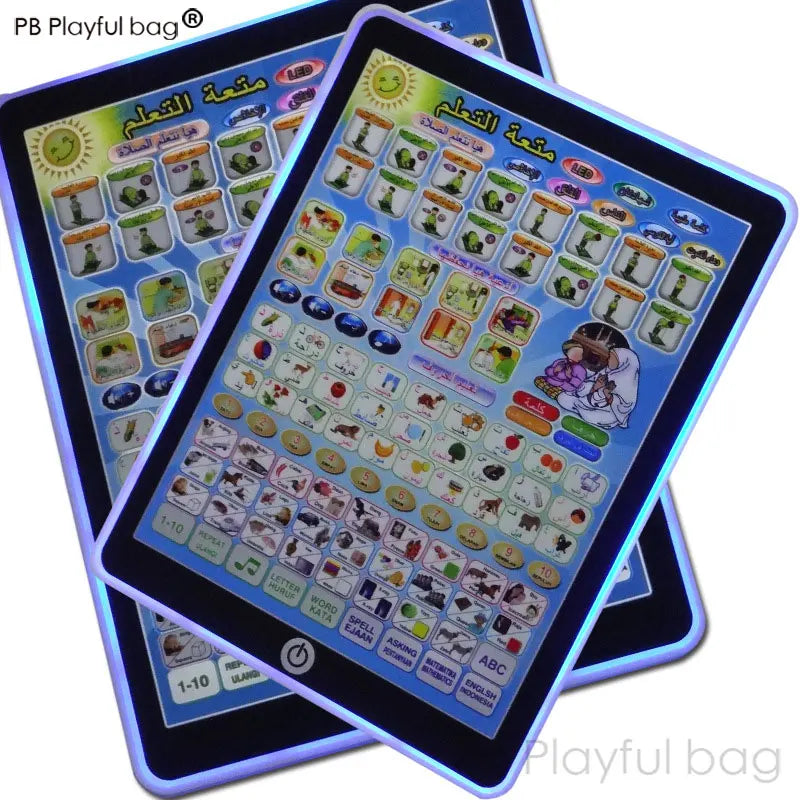 Children's point reading Arab toy early education machine Arab Indonesia voice touch tablet learning machine gift vd21