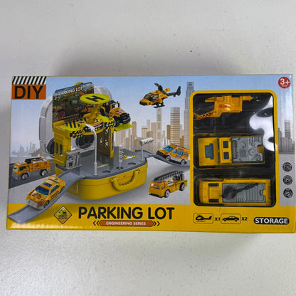 Parking Lot Activity Toy For Kids with metal Cars