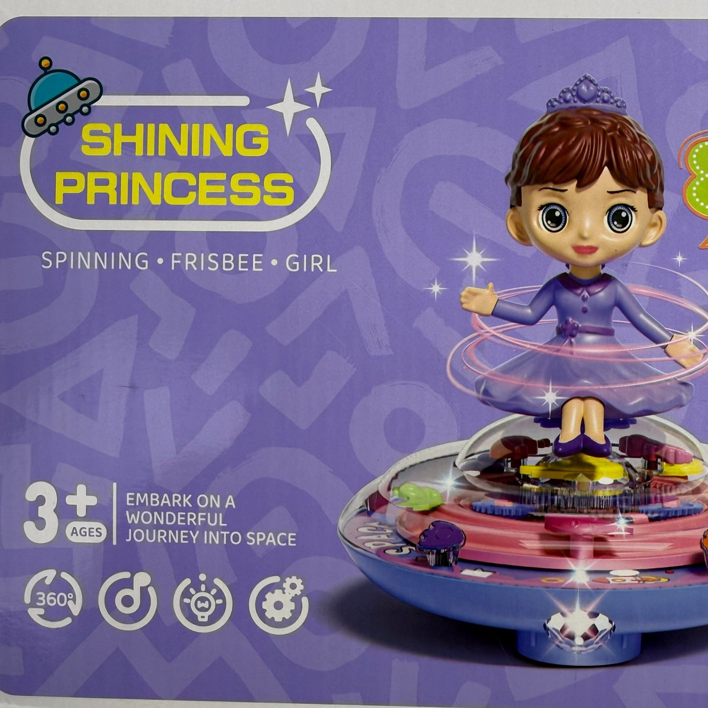 Shinning Princess Doll For Kids Lights and Music Toy