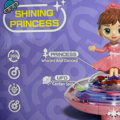 Shinning Princess Doll For Kids Lights and Music Toy