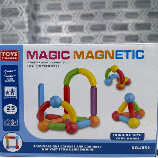 Magnetic Blocks For Kids 25 Pieces