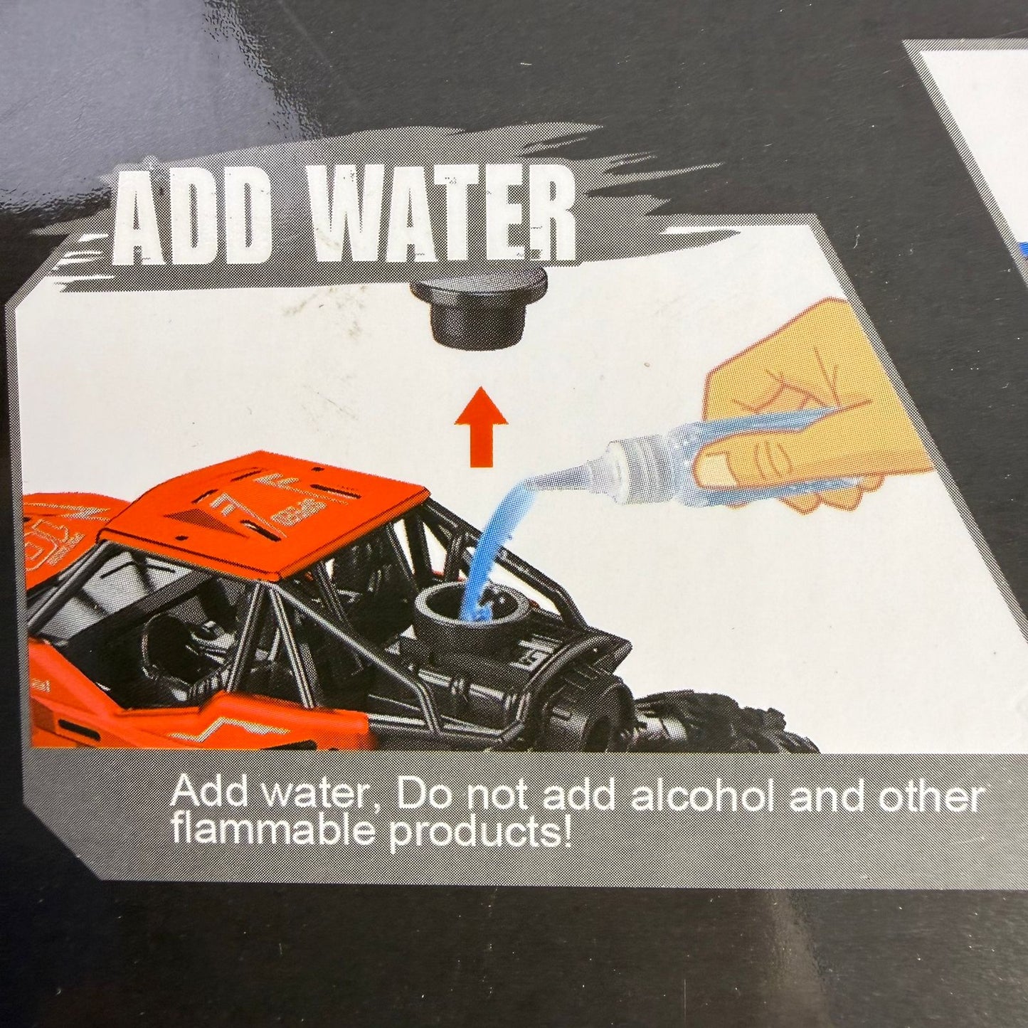 RC Smoke Car with Metal shell and shocks and Rubber Tyres