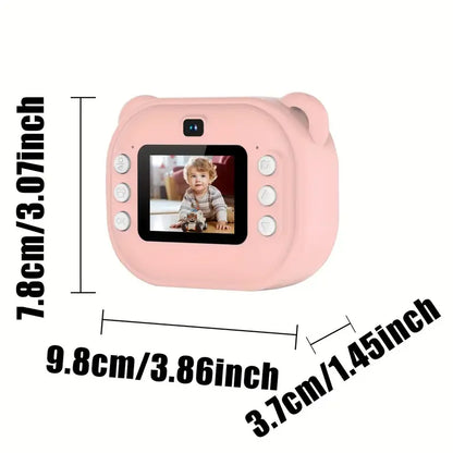 Instant Print Camera 1080P HD, Multi-Function Digital Video Camcorder with Multiple Shooting Modes, MP3 Player Support