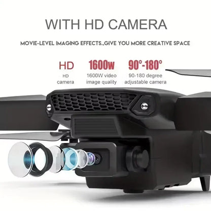 E88 pro drone with Dual HD camera for arial photography RC flying drone