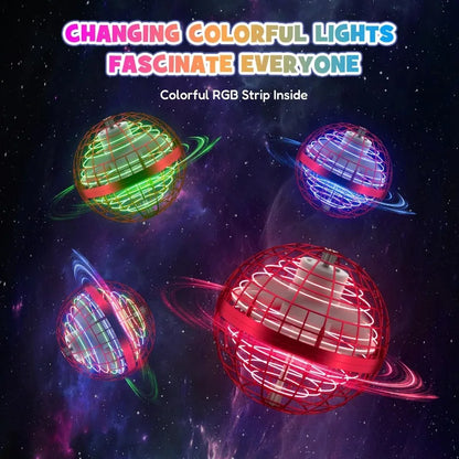 lying Orb Ball Toy 2025,Hover Orb Spinner,Hand Drone Orbit,Flying Spinner with Endless Tricks,Cool Toys for Indoor Outdoor Toys