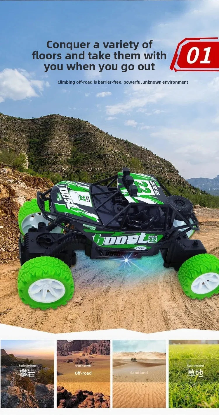 Remote Control Off-Road Climbing Car Four Channel Toy Car for Children Plastic Material Durable AE Origin