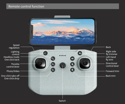 CZ07 Drone 4K HD Dual Camera – Night Light Drone with Wide Angle Lens