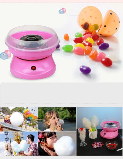 Electric DIY Sweet Cotton Candy Maker Marshmallow Machine MINI Portable Cotton Sugar Floss Machine