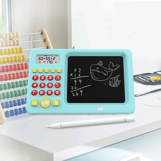 Handwriting Board Kids English Drawing Board Math Treasure Training Learning LCD Calculator Mental Arithmetic Machine