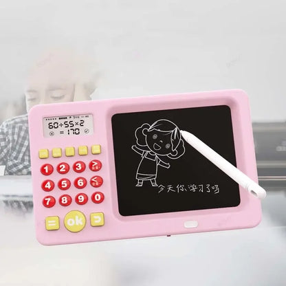 Handwriting Board Kids English Drawing Board Math Treasure Training Learning LCD Calculator Mental Arithmetic Machine