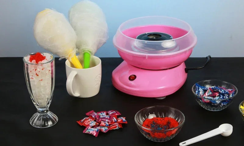 Electric DIY Sweet Cotton Candy Maker Marshmallow Machine MINI Portable Cotton Sugar Floss Machine