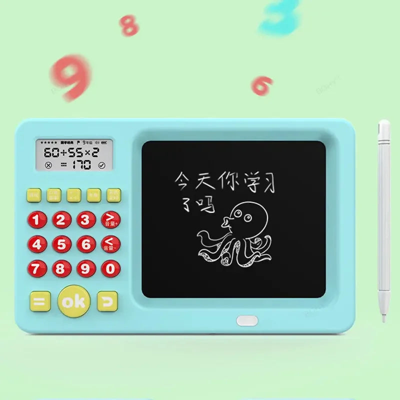 Handwriting Board Kids English Drawing Board Math Treasure Training Learning LCD Calculator Mental Arithmetic Machine