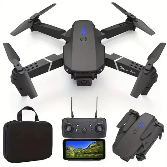 E88 pro drone with Dual HD camera for arial photography RC flying drone
