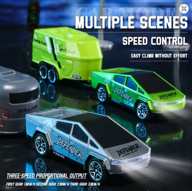 RC 1:64 Off-Road Monster Truck Remote Control Mini Climbing Car Alloy Model Remote Control Electric Toy Car Children's Gift