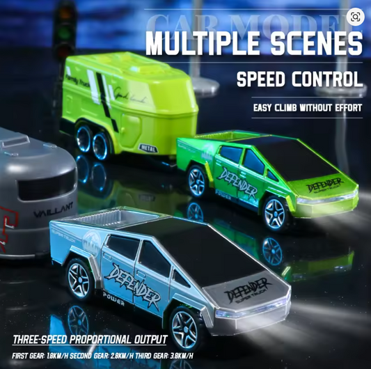 RC 1:64 Off-Road Monster Truck Remote Control Mini Climbing Car Alloy Model Remote Control Electric Toy Car Children's Gift