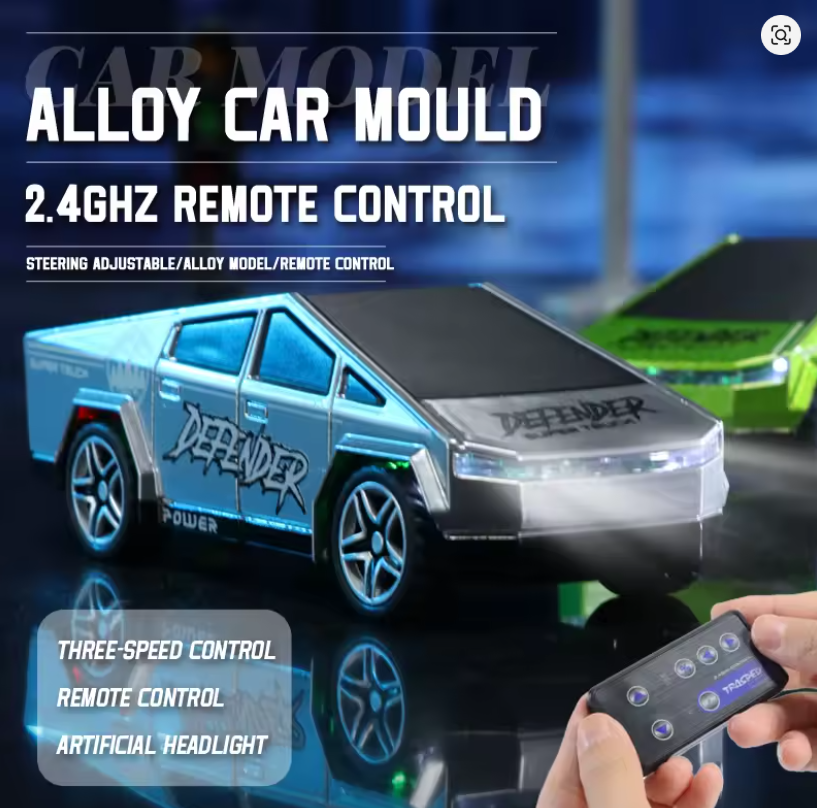 RC 1:64 Off-Road Monster Truck Remote Control Mini Climbing Car Alloy Model Remote Control Electric Toy Car Children's Gift