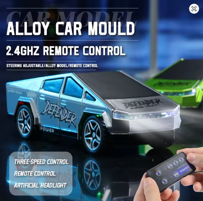 RC 1:64 Off-Road Monster Truck Remote Control Mini Climbing Car Alloy Model Remote Control Electric Toy Car Children's Gift