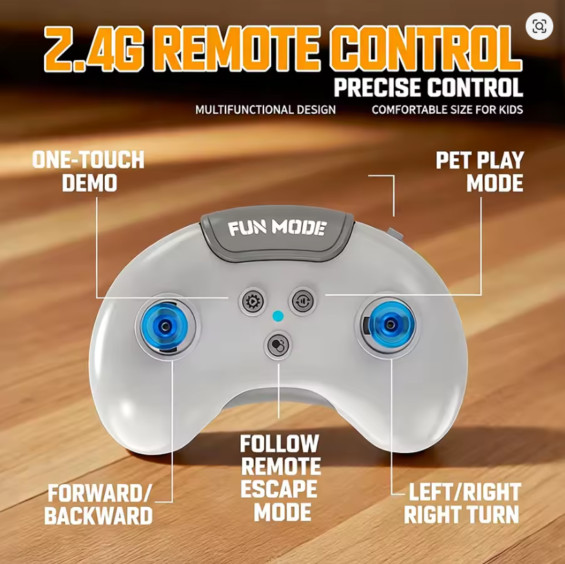 Smart RC Car, 4WD High Speed Remote Control Drift Car with Auto-Follow Mode, 2.4GHz Rechargeable,