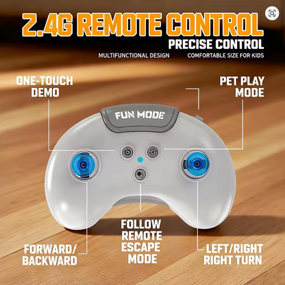 Smart RC Car, 4WD High Speed Remote Control Drift Car with Auto-Follow Mode, 2.4GHz Rechargeable,