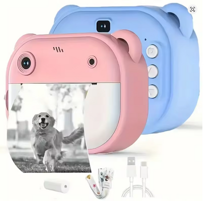 Instant Print Camera 1080P HD, Multi-Function Digital Video Camcorder with Multiple Shooting Modes, MP3 Player Support