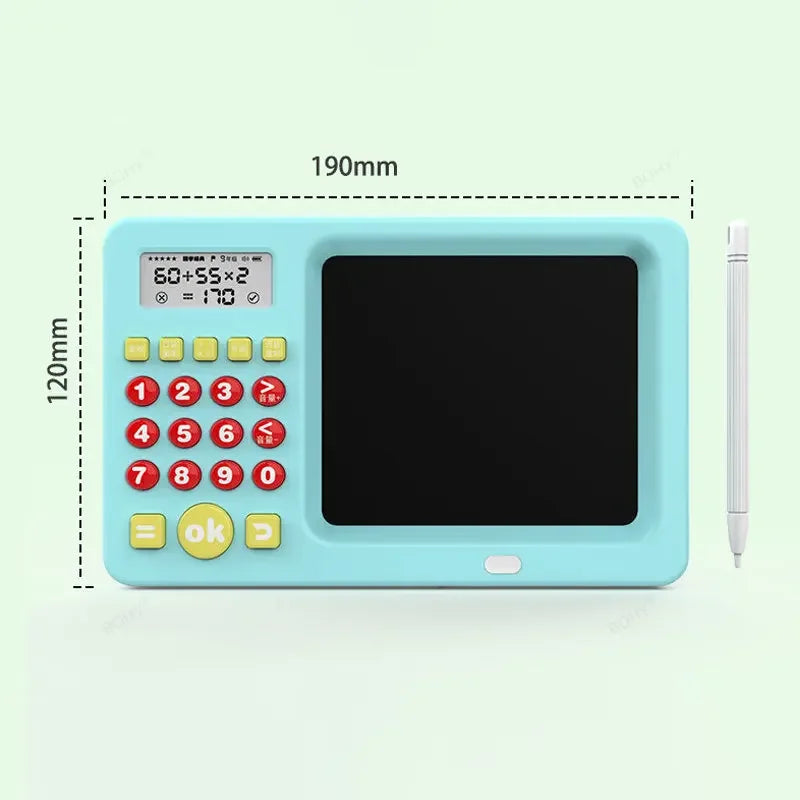 Handwriting Board Kids English Drawing Board Math Treasure Training Learning LCD Calculator Mental Arithmetic Machine