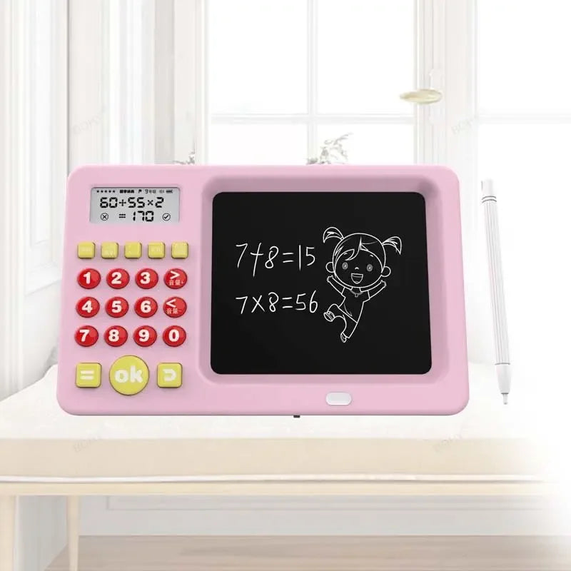Handwriting Board Kids English Drawing Board Math Treasure Training Learning LCD Calculator Mental Arithmetic Machine